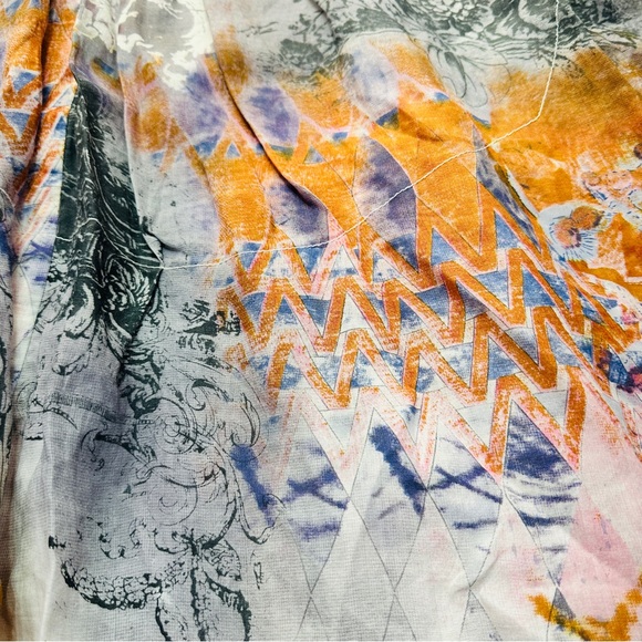 Blue Willi’s Denmark Linen Multicolor Floral / Geometric Skirt - Picture 11 of 11